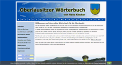 Desktop Screenshot of oberlausitzer-woerterbuch.de