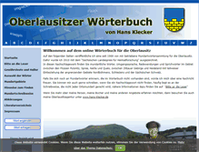 Tablet Screenshot of oberlausitzer-woerterbuch.de